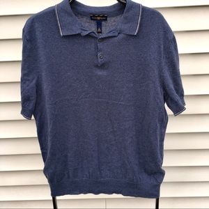 Men’s Light Weight blue Polo Club Room Large 1399